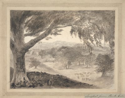 Longleat fra Park Hill af Heneage Finch fourth Earl of Aylesford
