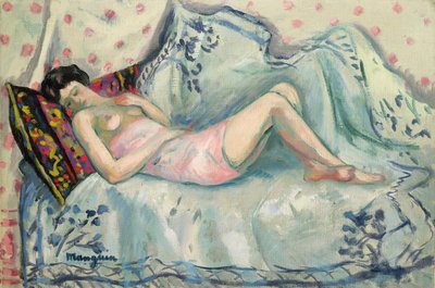 Anita i den lyserøde bluse af Henri Charles Manguin