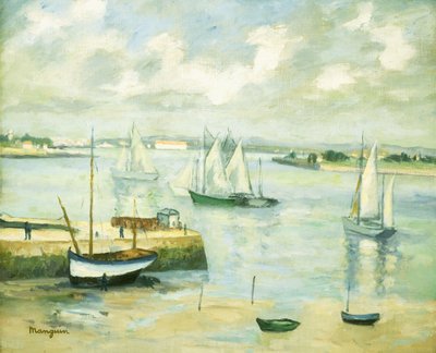 Concarneau af Henri Charles Manguin