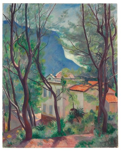 Huset i træerne, Villecroze af Henri Charles Manguin
