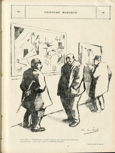 Illustration af H. G. Ibels (1867-1936) i Le Rire, 04/02/22 - Moderne maleri - Kunst, Antisemitisme, Avantgarde - Jødisk af Henri Gabriel Ibels