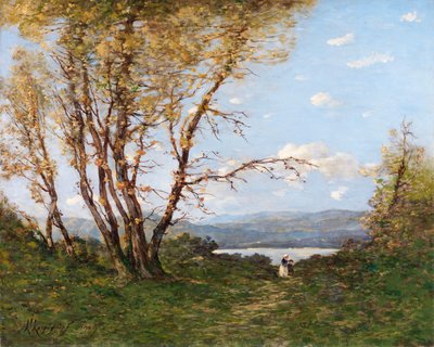 Et landskab af Henri-Joseph Harpignies
