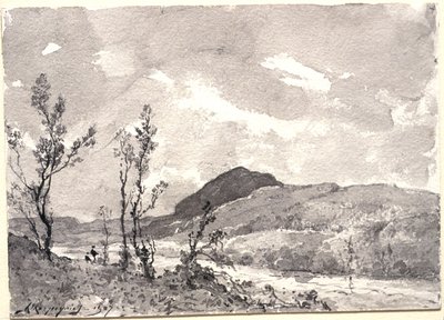 Langs en flodbred af Henri-Joseph Harpignies