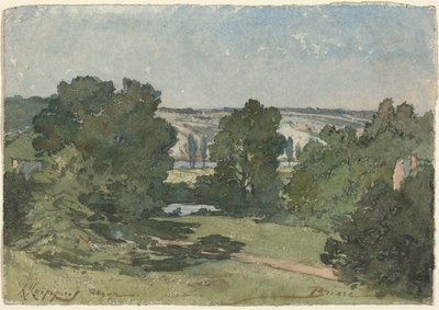 Briare af Henri-Joseph Harpignies