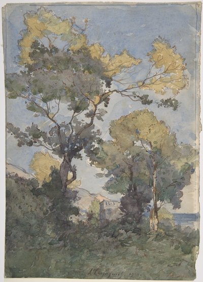 Landskab af Henri-Joseph Harpignies