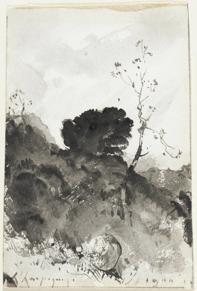 Landskab af Henri-Joseph Harpignies