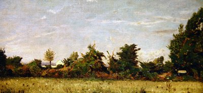 Landskab med sommerhus af Henri-Joseph Harpignies