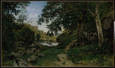 Den klippefyldte sti i Morvan af Henri-Joseph Harpignies