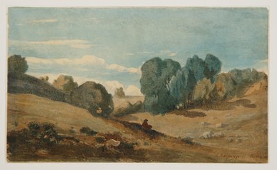 Udsigt nær Rom af Henri-Joseph Harpignies