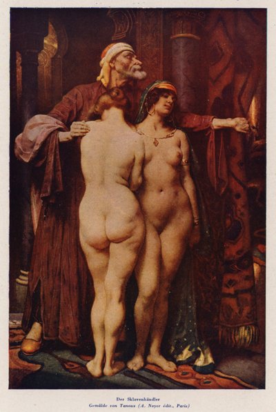 Slavemarkedet (oliemaleri) af Henri Adrien Tanoux