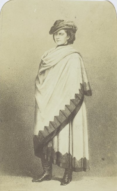 Eks-dronning af Napoli, 1860-69 af Henri Alexis Omer Tournier
