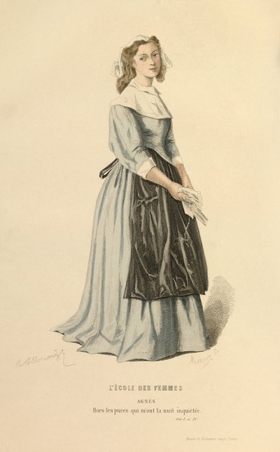 Kostume til rollen som Agnes af Henri Allouard