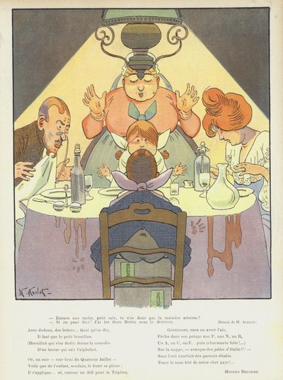 Illustration til Le Rire af Henri Avelot