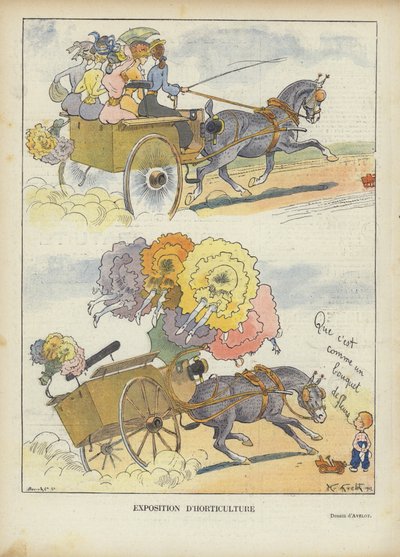 Illustration til Le Rire af Henri Avelot