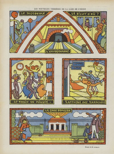 Illustration til Le Rire af Henri Avelot