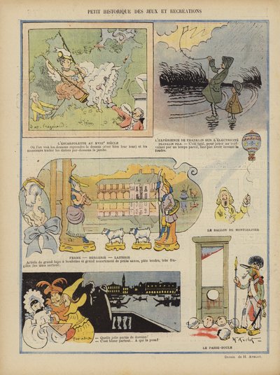 Illustration til Le Rire af Henri Avelot