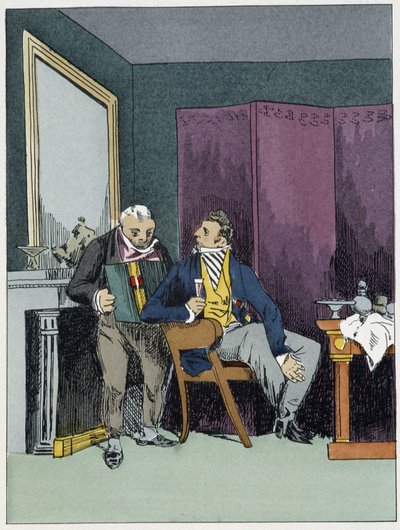 Afdelingsleder - i "" Administrativ moral" af Henri Monnier af Henri Bonaventure Monnier
