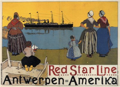 Red Star Line, 1899 af Henri Cassiers