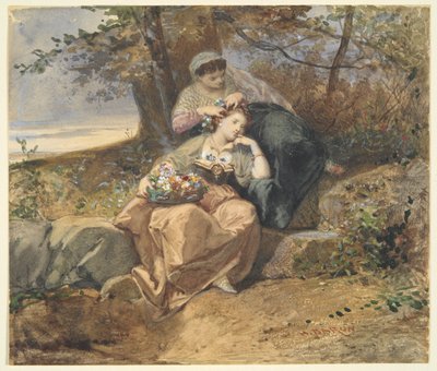 To kvinder af Henri Charles Antoine Baron