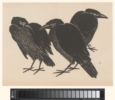 Tre krager af Henri Charles Guérard