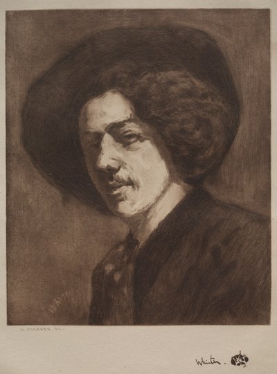 James McNeill Whistler af Henri Charles Guérard