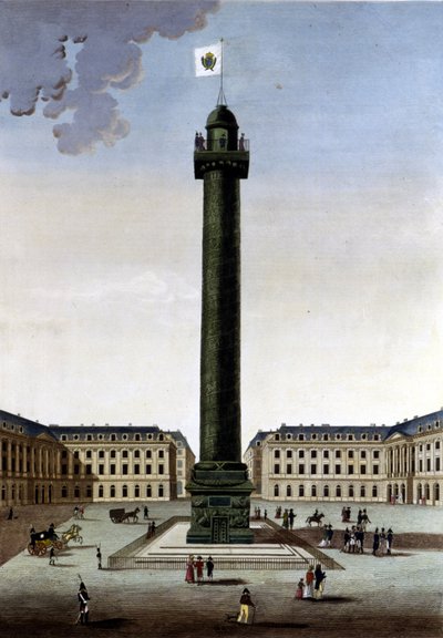 Place Vendôme - i "" Views of Paris"" af Courvoisier af Henri Courvoisier-Voisin