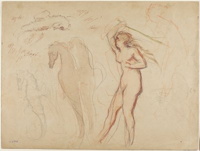Studieark af Henri Cros