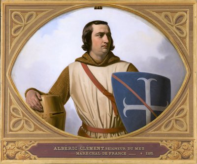 Albéric Clément, den første marskal af Frankrig, 1844. af Henri Decaisne