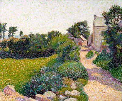 The Road In Sunlight (olie på lærred) af Henri Delavallee