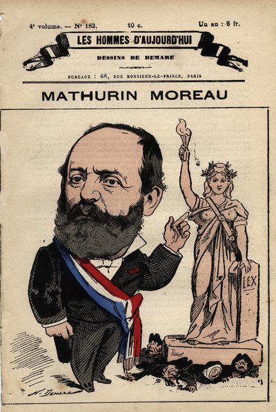 Tegneserie af Mathurin Moreau (1822-1912) fra 