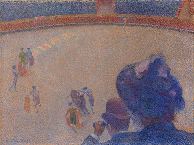 Running of the Bulls, 1891-1892. af Henri Edmond Cross