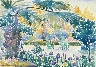 Malerens have i Saint Clair, 1908. af Henri Edmond Cross