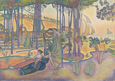 Luften om aftenen af Henri Edmond Cross
