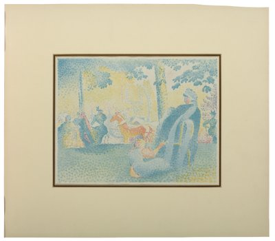 Les Champs Elysees, fra Pan, 1898 af Henri Edmond Cross