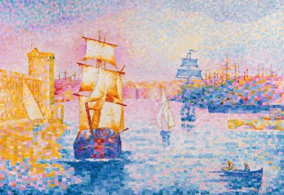 Marseilles havn, ca. 1899 af Henri Edmond Cross