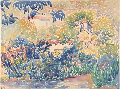 Kunstnerhaven i Saint-Clair, 1904-5. af Henri Edmond Cross