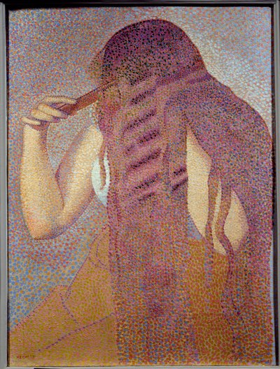 Håret. Maleri af Henri Delacroix Dit Cross (Henri Edmond Cross) (1856-1910) af Henri Edmond Cross