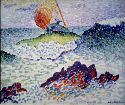 Forliset. Maleri af Henri Delacroix Dit Cross (Henri Edmond Cross) (1856-1910) af Henri Edmond Cross