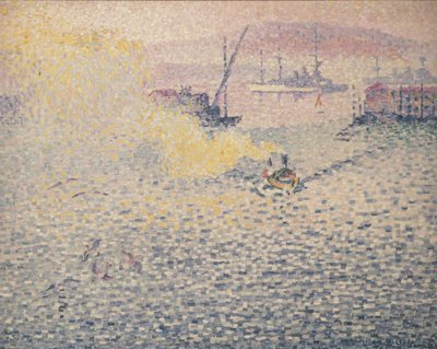 Toulon, vintermorgen Toulon, vintermorgen, 1906-1907. af Henri Edmond Cross