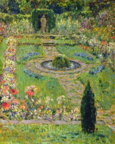 Hampton Court af Henri Eugene Augustin Le Sidaner
