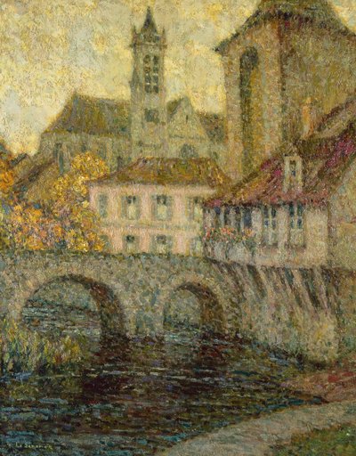Bourgogne-porten, Moret af Henri Eugene Augustin Le Sidaner