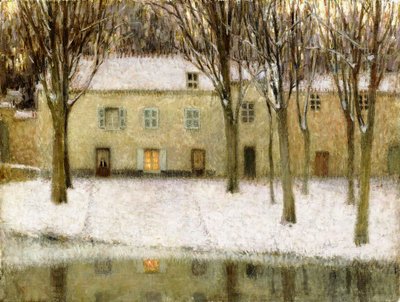 Lille plet ved vandet af Henri Eugene Augustin Le Sidaner