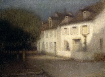 Huset, 1900 af Henri Eugene Augustin Le Sidaner