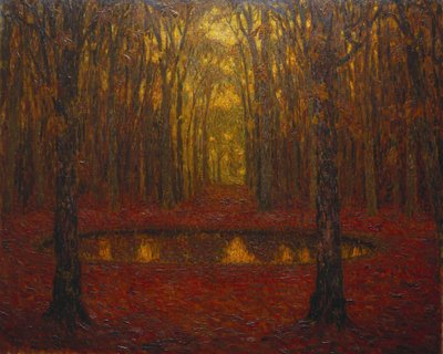 Dammen i Versailles i efteråret af Henri Eugene Augustin Le Sidaner