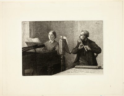 Et stykke af Schumann af Henri Fantin-Latour