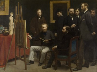 Et studie på Les Batignolles af Henri Fantin-Latour