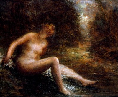 Jægerinde. Maleri af Henri Fantin-Latour (Fantin Latour af Henri Fantin-Latour