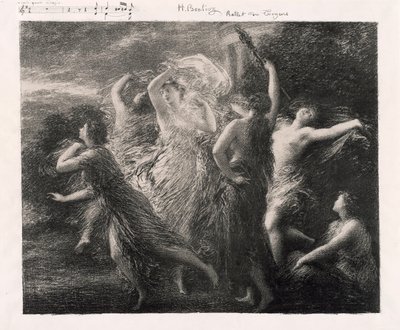 Trojanernes dans af Henri Fantin-Latour