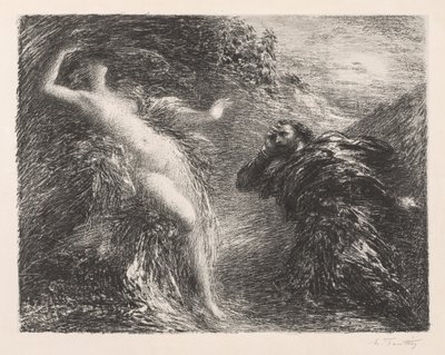 Manfred og Astarte af Henri Fantin-Latour