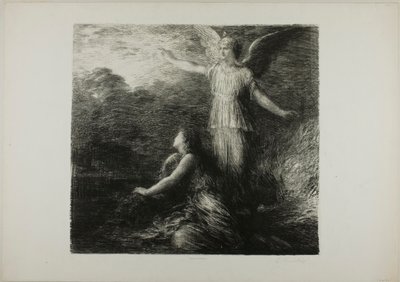 Paradise and the Peri (åbning), første tallerken af Henri Fantin-Latour